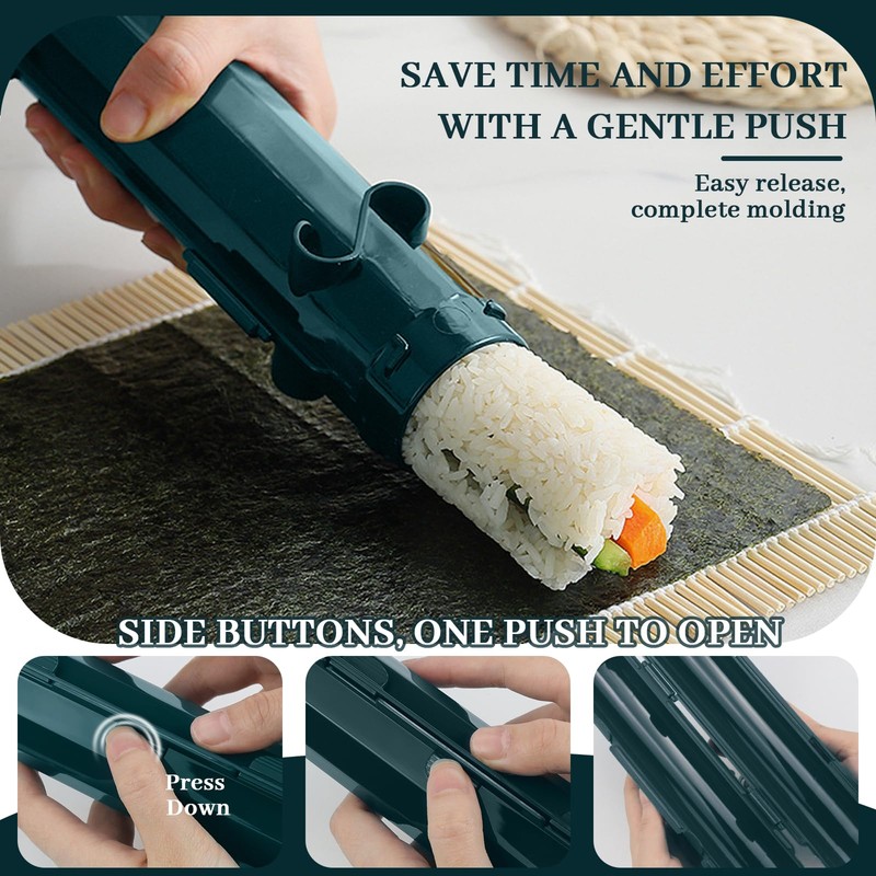 CHRI Sushi Maker Bazooka, Sushi Set to Make Yourself, Sushi