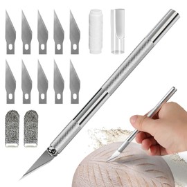 Furneet Premium Bread Lame - Sourdough Scoring Tool Kit with 11 Blades, Safety Cover, 2 Finger Sleeves, Pattern String - Stainless Steel Dough Scorer Knife for Artisan Bread Baking