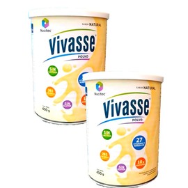 Vivasse Natural Fórmula polimérica, para todas las edades. Lata 400gr. - Pack 2