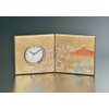 Canoe Hana Fuji Table Clock, Wall Clock, 15.6 x 1.6