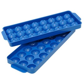Hutzler Ice Ball Tray, 24 Balls, Blue