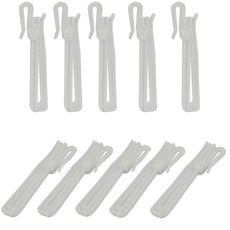 30 pcs Adjustable Curtain Hooks for Drapes Depth Pinch Pleat