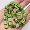 Unbranded Premium Misty Mountain Nephrite Jade Bead Strand 110262
