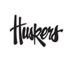 Craftique Nebraska Decal (Black Huskers Decal (3''4''6''12''), 3 in)