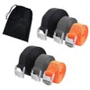 YIXISI 6 Pieces Lashing Strap, Adjustable Ratchet Lashing Strap, Mounting
