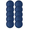MRX Solutions 10 Replacement Lids Covers for Pyrex 2-Cup Glass Container, 5-Inch  7200-PC NAVY