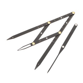 BIUDECO Stainless Steel Eyebrow Ruler with Golden Ratio for Precision Measurement Durable Sliding Three-point Positioning Tool for Makeup Application and Design