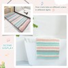 Scandinavian Bath Mat Non Slip Super Absorbent Bathroom Soft Microfiber