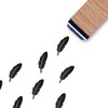Feather Rubber Stamp, 3/5 Inch Small Mini Stamp for Scrapbooking