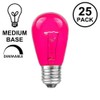 Novelty Lights 25 Pack S14 Outdoor Patio Edison Replacement Bulbs,