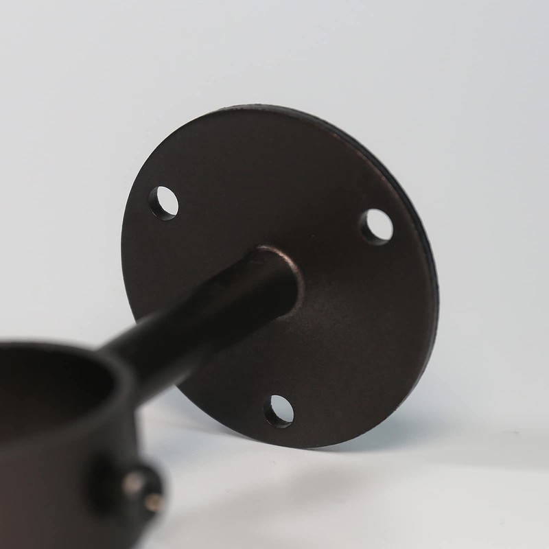 IHRDNNR Heavy Duty Ceiling-Mount Curtain Rod Brackets - Fits Rods