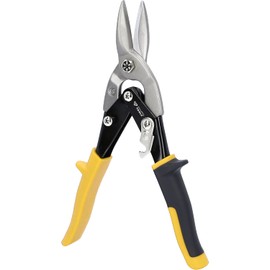 BRLLIANT TOOLS Brilliant BT067202 Lever Tin Snips Straight Cutting 10 Inches [Powered by KS Tools]