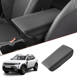 SKTU Armrest Cover Compatible with Dacia Sandero III Stepway Jogger 2021-2024 2025, Armrest Pad, Centre Armrest Protective Case