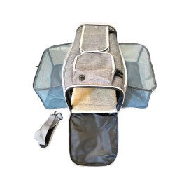 Expandable Cat & Dog Carrier Airline Approved Soft-Sided Portable Rolling Bag