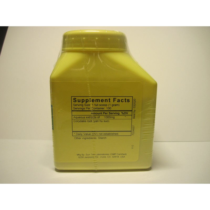 Yan Hu Suo - Corydalis 100 grams (Sun Ten)