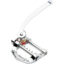 Guitar Vibrato Tailpiece Tremolo, Flat Top Body Tremolo Unit Vibrato Bridge for Tele, SG, LP, ETC Electric Guitars, Chrome