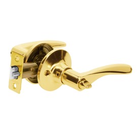 Hermex Basic CEMA-1RB Cerradura Basic manija, cil metal, recámara, latón brillante, color Latón brillante, pack of/paquete de 1