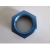Aeronautical Standards AN924-12D Hex Nut 1-1/16-12 Aluminum Blue
