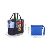 Smof Large Mesh Beach Bag, blue