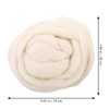 Artibetter Natural Wool Roving Felting Wool Yarn Roving Fibre Wool