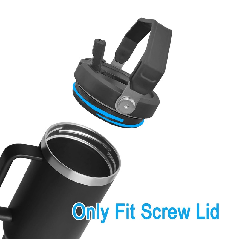 40 oz Tumbler Replacement Lid Compatible with YETI Rambler 40