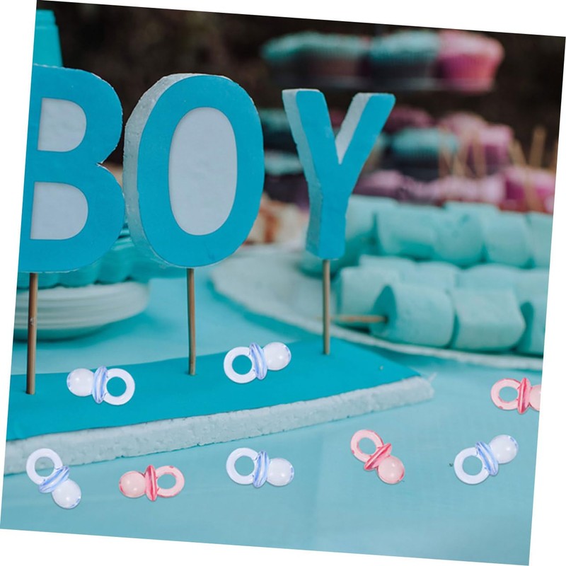 CORHAD 150 pcs Mini Clear Pacifiers Acrylic Pacifiers for Shower