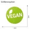 Finest Folia Sticker Ø 20 mm vegan, glutenfree, vegetarian, veggie,