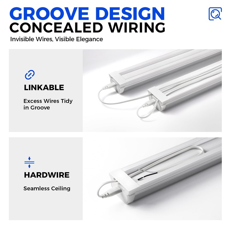 Barrina LED Shop Lights for Workshop 4FT, 5000K Daylight White,