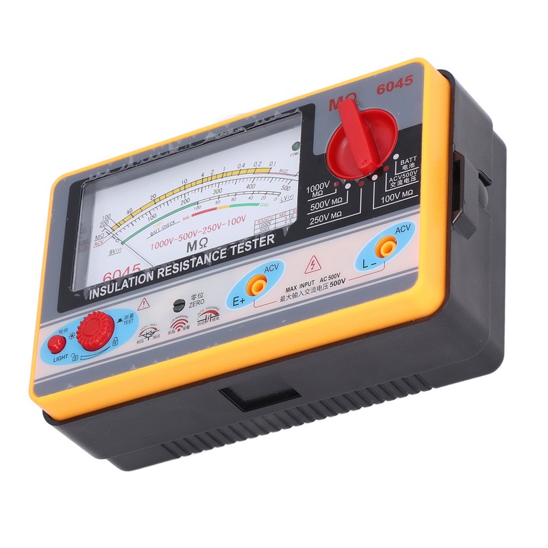 TY6045 Insulation Resistance Tester Portable High Accuracy Megohmmeter 1000V 5MΩ2000MΩ