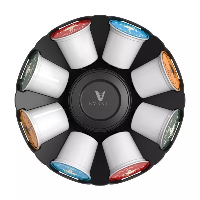 Everie Coffee Pod Storage Carousel Holder Organizer Compatible with 40
