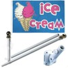 Ant Enterprises Ice Cream Blue & Pink 3 x 5