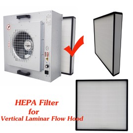 INTSUPERMAI HEPA High Efficiency Filter Replacement Filters 22.44×22.44×3.15in for Vertical Laminar Flow Hood Air Flow Clean Bench
