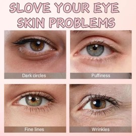 Parches Ojos Cafeína 60 Pcs, Eye Patches con Cafeína Parches Ojeras y Bolsas, Eye Mask Set para Hidratar y Revitalizar, Antiojeras