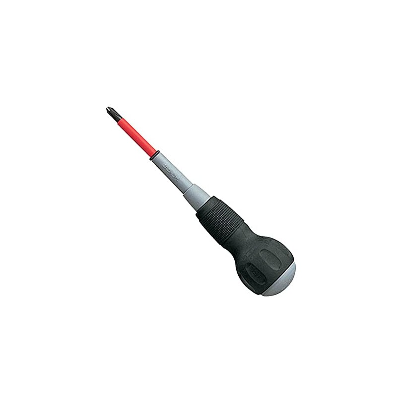 ANEX No.1720 Screwdriver for Quick Electrical Work, Small, Ball Grip,