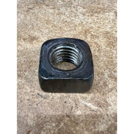 Accurate (4) 1"-8 Square Nuts Steel Plain Regular 1 inch SQUARE NUT (1-1/2 wide X 7/8thk)