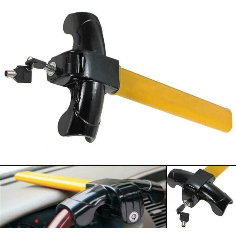 RJM RACING New Steering Wheel Lock Heavy Duty AUTO Anti