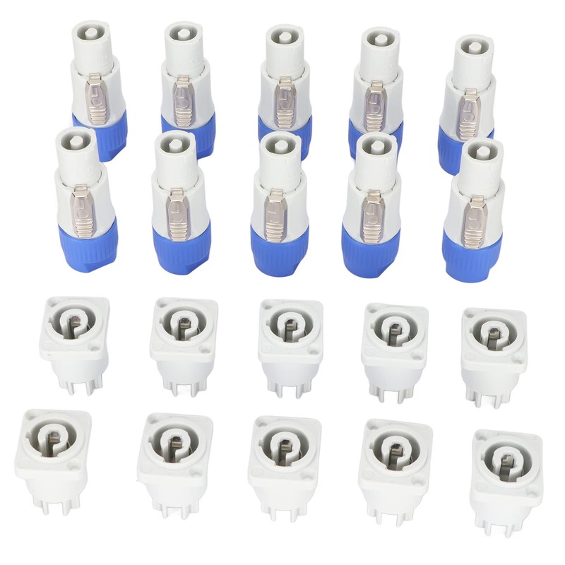 Goshyda 3 Pin AC PowerCon Male and Female Plug and
