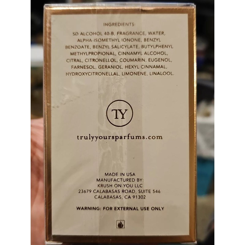 Reisa TRULY YOURS Krush on You Perfume 3.3 Oz 100