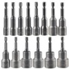 14 Piece Socket Wrench Set Socket Adapter Set - 1/4