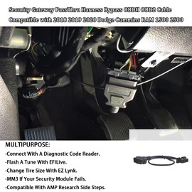 XYgdhqpt Security Gateway Bypass Cable Diagnostic Tool Adapter Connector Cable Compatible with 2018 2019 2020 Dodge Cummins RAM 1500 2500