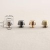FSSTUD 12 PCS Metal Flat Topped Purse Handbag Feet Nailhead