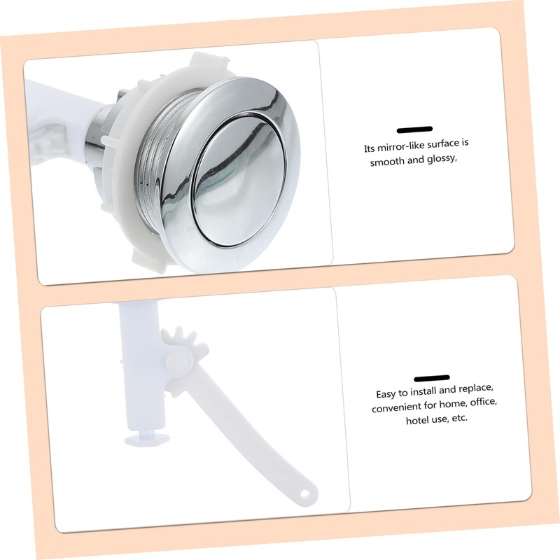 Angoily Toilet Push Button, Push Button Toilet Flush, Adjustable Toilet