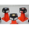 Unbranded 5x six-inch Traffic Cones w/ metal Cone Top Adapters