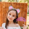Healvian Pack of 2 Mouse Ears Headband with Mouse Ears