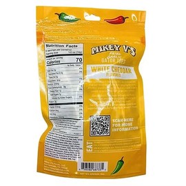 Mikey V's White Cheddar "Gator Toes", Deep Fried Garlic Snacks 3.9oz.