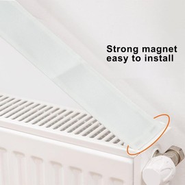 Breathable Radiator Dust Cover, Designed Built in Magnets to Block Dust and Extend Radiator Life (100cm)