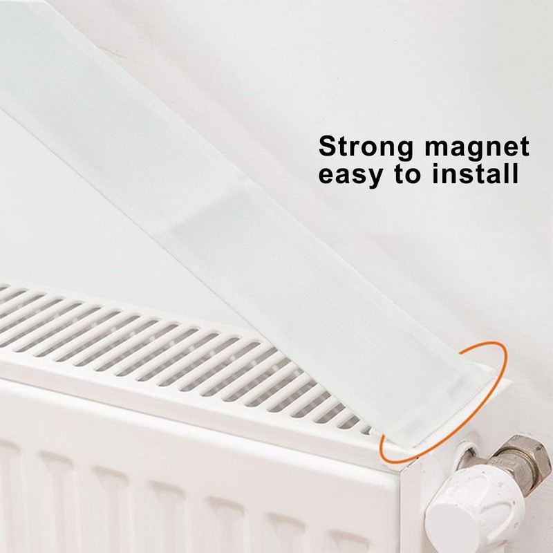 Breathable Radiator Dust Cover, Designed Built in Magnets to Block