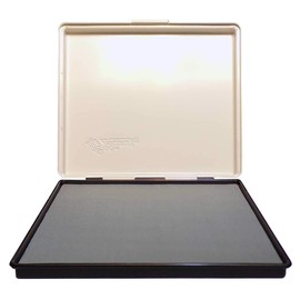 Uimprint Extra Large 8'' x 12'' Industrial Rubber Stamp Ink Pad in Metal Case, Dry (No Ink) Stamp Pad