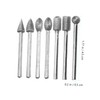 LALAFINA 1set Engraving Bits Drill Bit Set Metal Grinding for