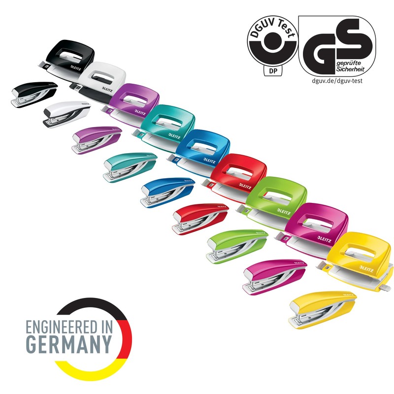 Leitz Mini Nexxt Wow Stapler + Hole Punch